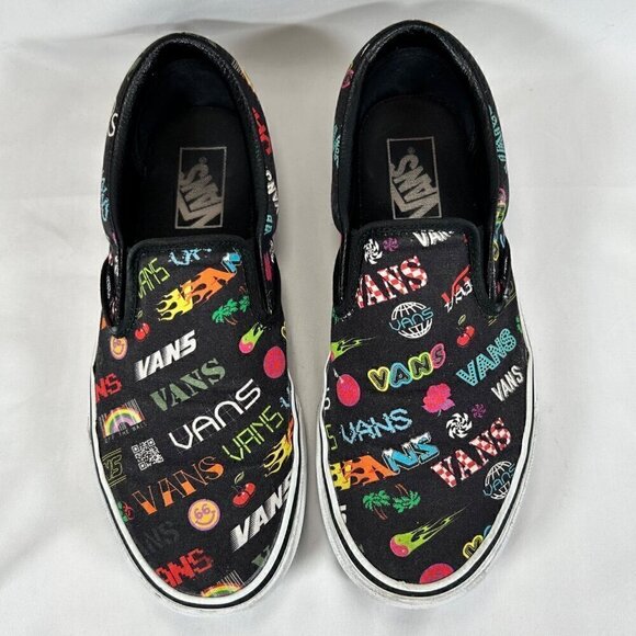 Vans Disruptive Logo All Over Print Size 7.5 Men’s 9 Women’s - Picture 2 of 9